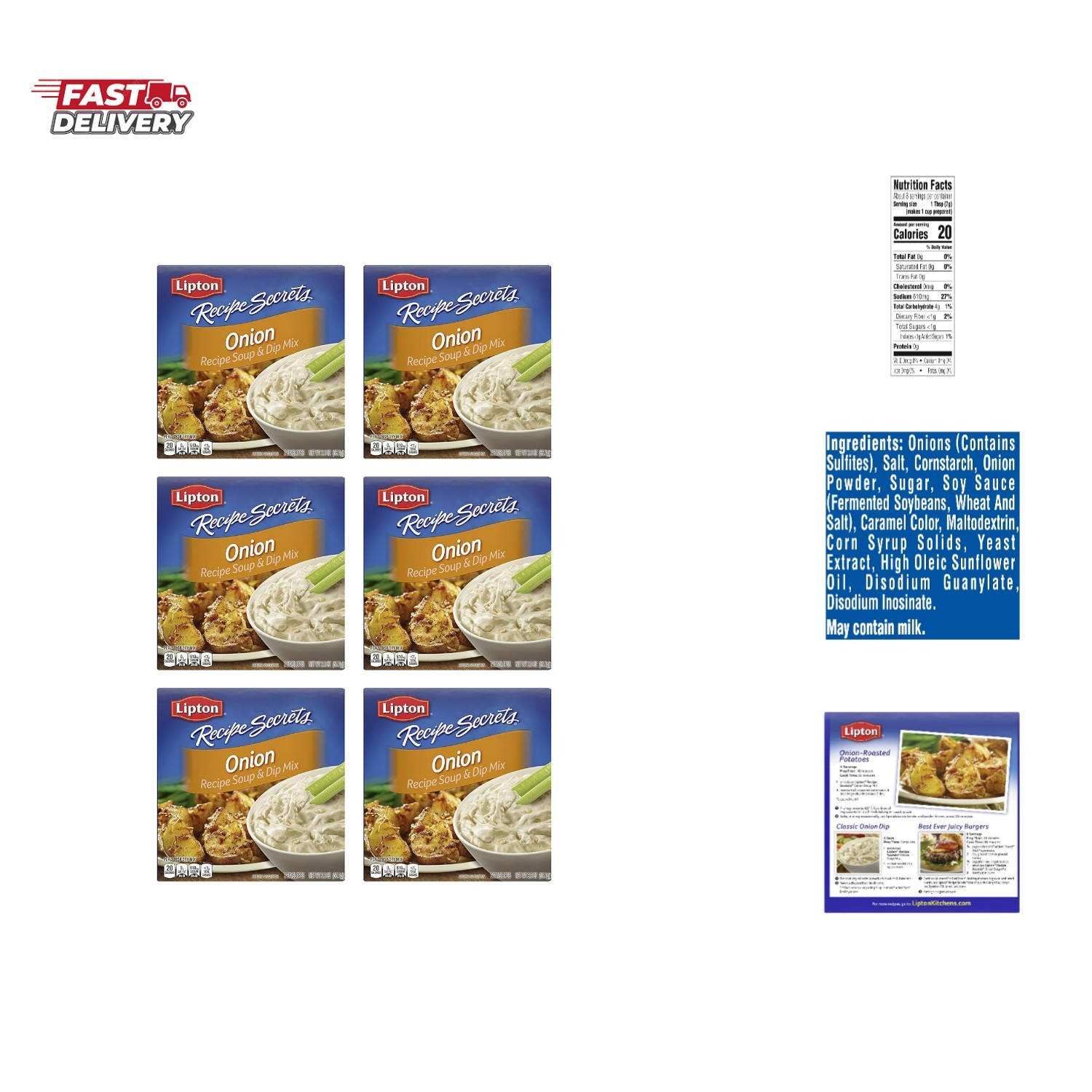 Lipton Soup and Dip Mix For a Delicious Meal Onion Great With Your Favorite R…