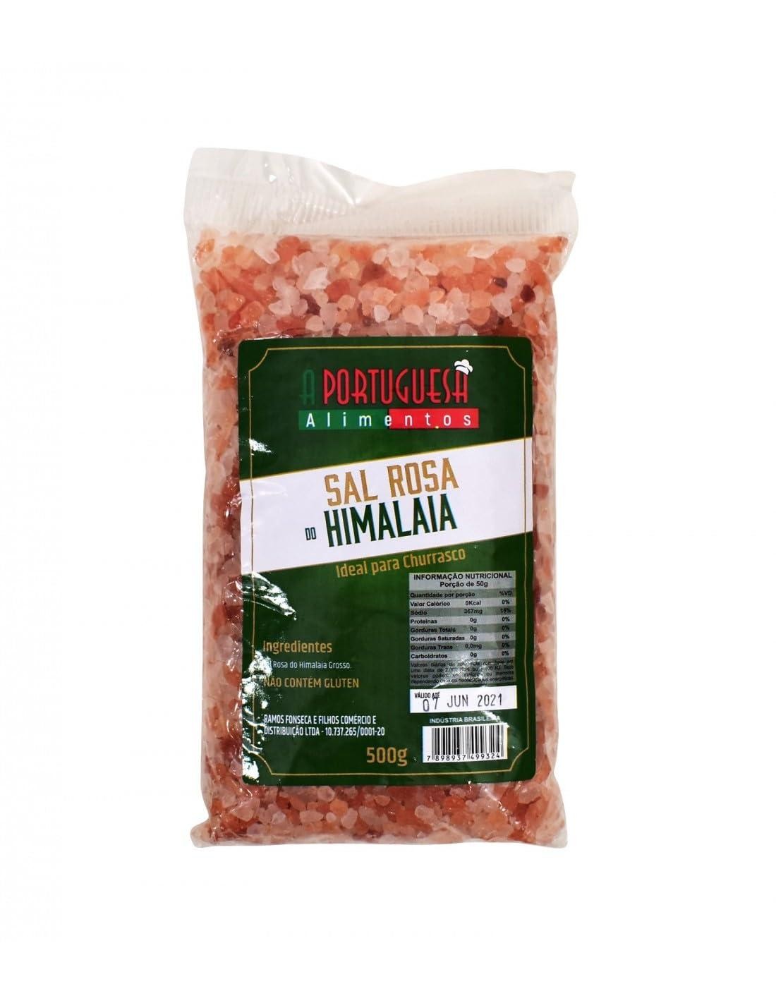 A Portuguesa Brazilian Seasoning Salt for BBQ 17.63oz | Tempero Sal Grosso para