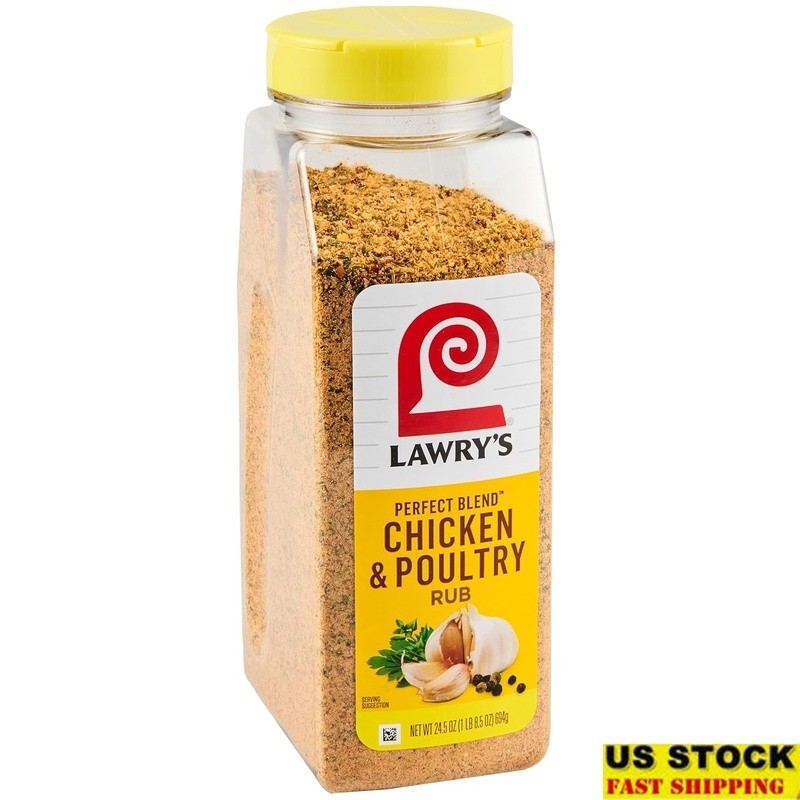 Garlic Rosemary Seasoning Blend Chicken Beef Grilling Roasting Baking 24.5oz New