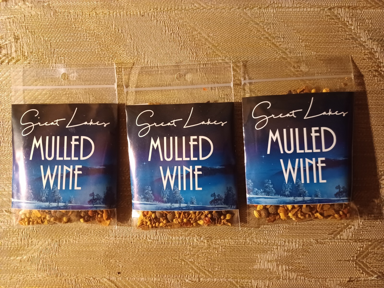 3 Packs Mulled Wine Great Lakes Spices Seasonings 2 Bottles Of Wine Per Pack…