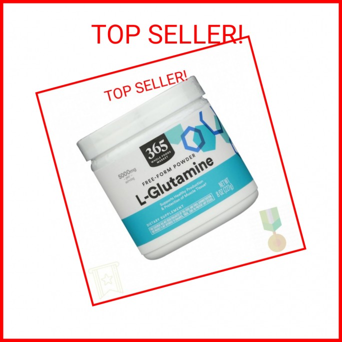365 by Whole Foods Market, L-Glutamine Free-Form Powder, 8 oz