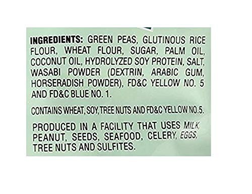 Hapi Wasabi Coated Green Peas, 4.23 oz (12 pack)