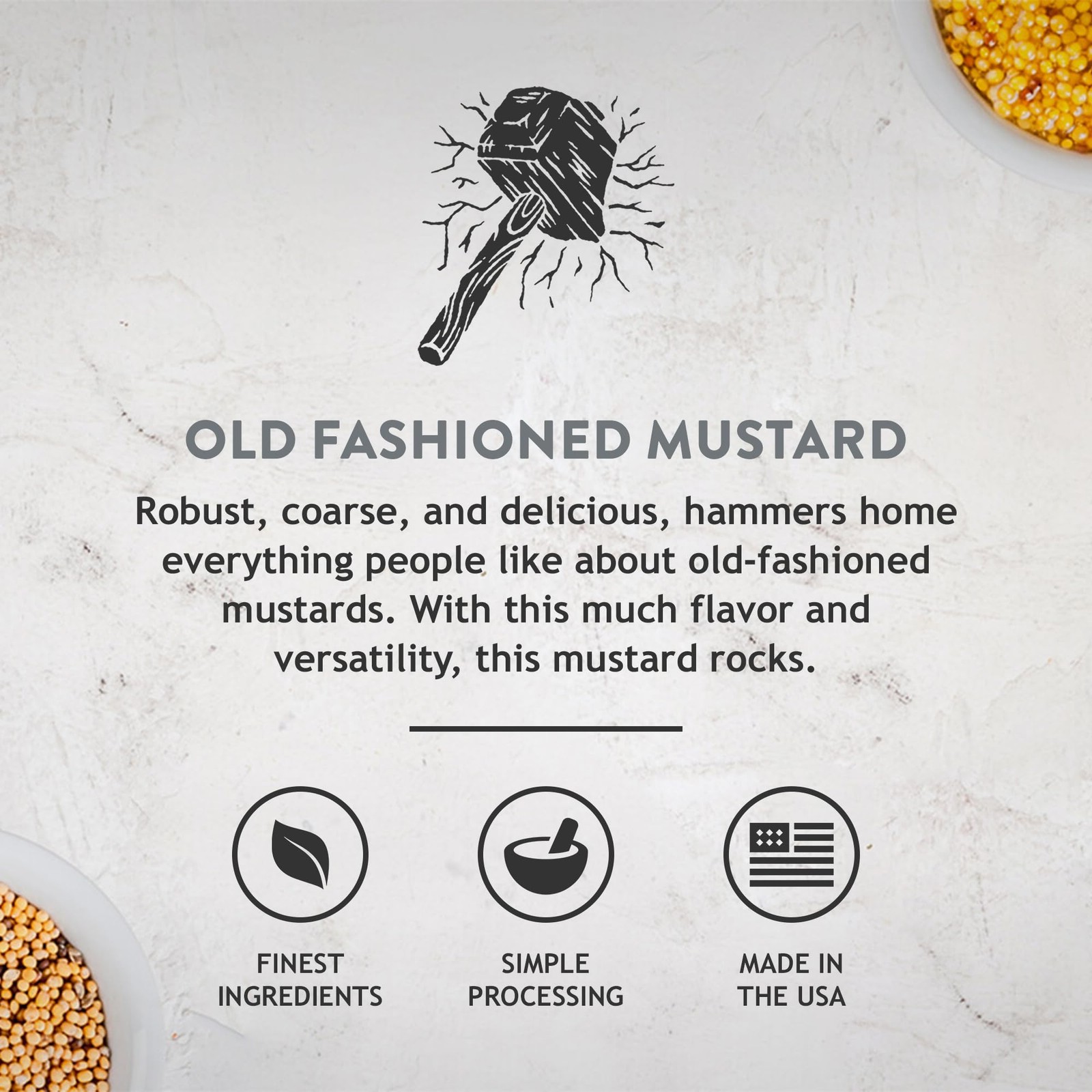 Koops Mustard Organic Stone Ground, 12 Ounce (Pack of 1) 12