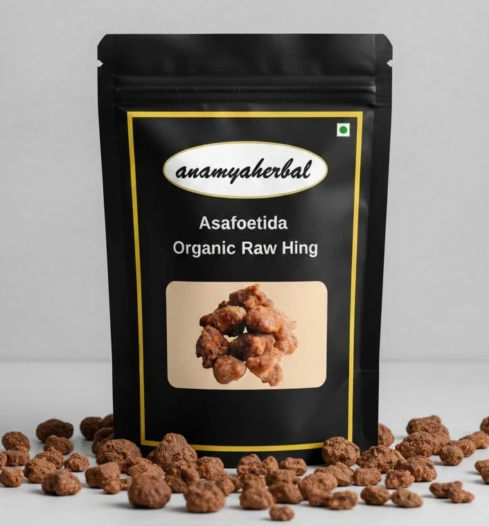 Organic Asafoetida Hing Heeng Raw Whole Spice Pure A + Quality Free Shipping