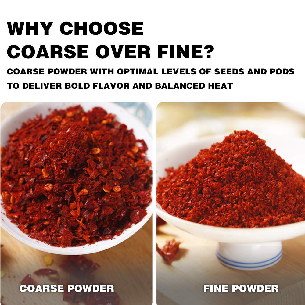 Authentic Sichuan Chili Flakes 1LB 16 Ounces, Medium Hot, Szechuan Crushed Red P