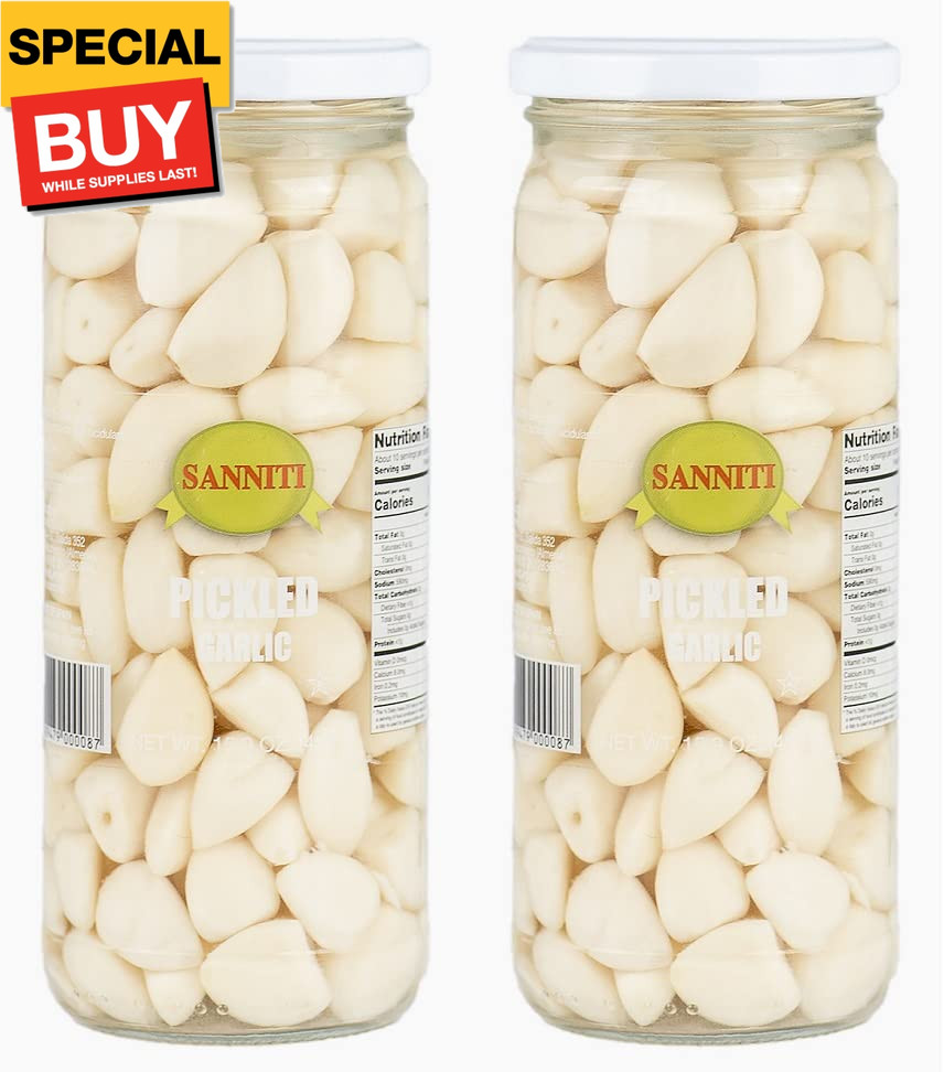 Spanish Pickled Garlic, 15.9 Ounces (Pack of 2)