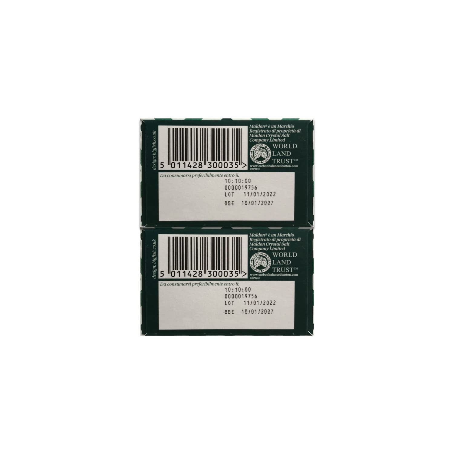Sea Salt Flakes 125g Pack of 2
