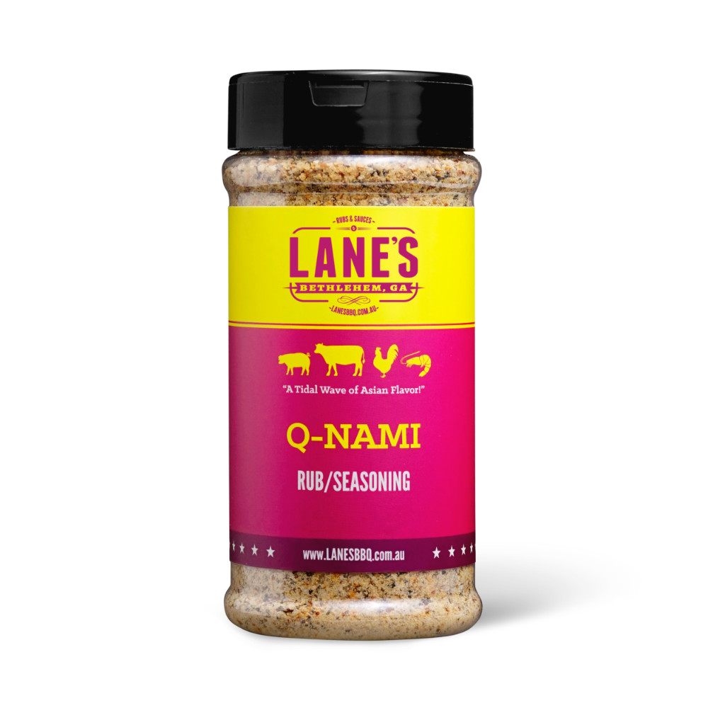 Lane’s Q-Nami PitMaster Size BBQ Rub Seasoning 357gm