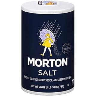 Morton Table Salt, Non-Iodized, 26 Ounce Canister