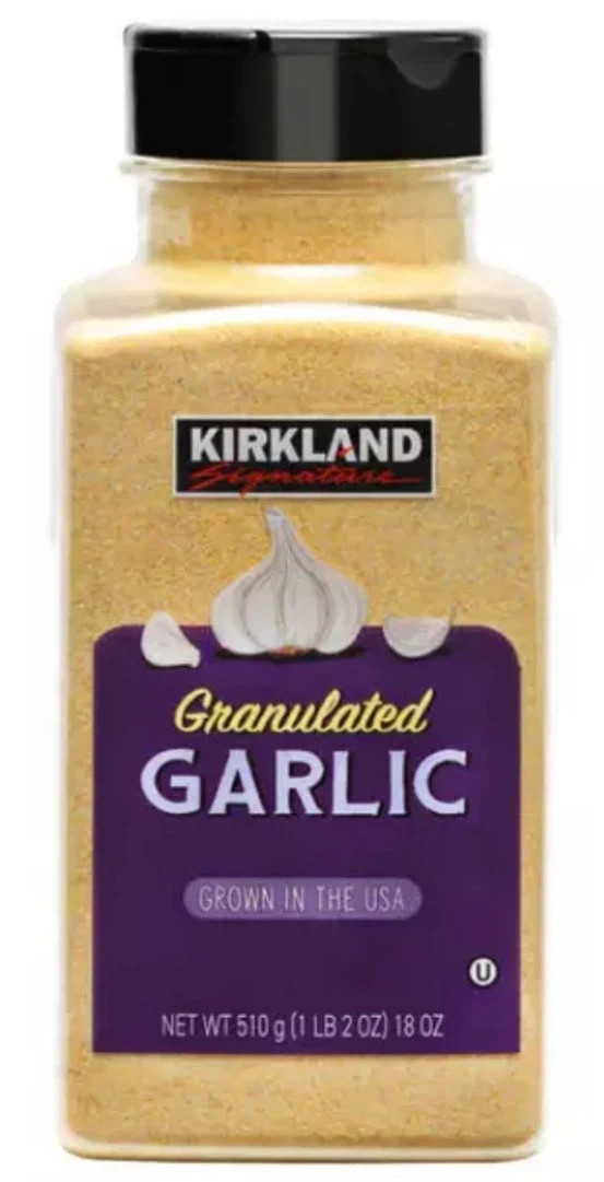 New Kirkland Granulated GARLIC – USA Fresh Jumbo Size Garlic, 18 oz Bottle