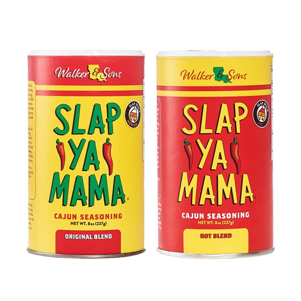SLAP YA MAMA All Natural Cajun Seasoning from Louisiana, Spice Variety Pack, 8