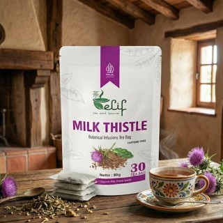 Milk Thistle Tea 30 Tea Bags Botanical Blend For Home Brewing Daily Ritual
