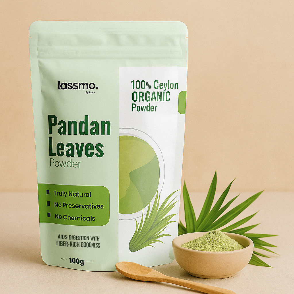 Ceylon Pandan Leaves Powder Pandanus Screw pine Herb Tea Aromatic Cooking Spice