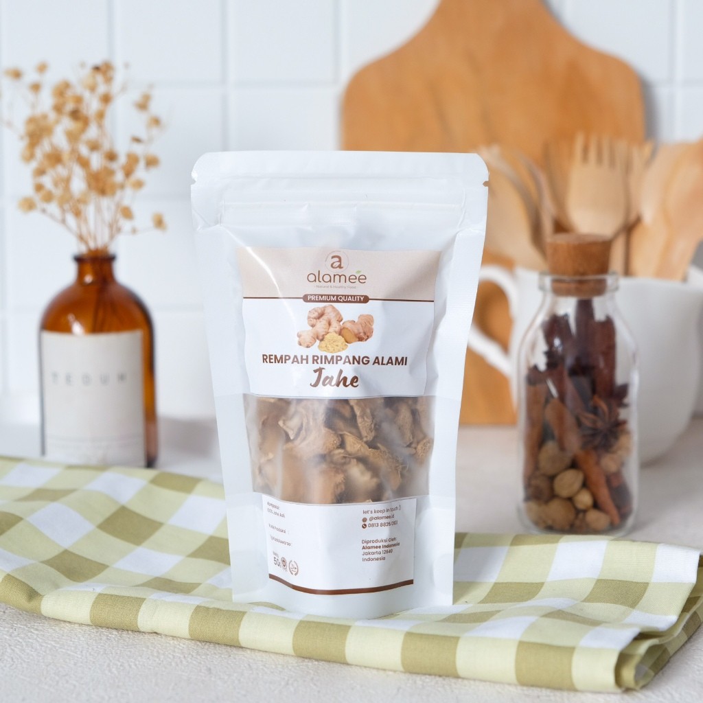 Dried Ginger Slices 50g Root Spice For Cooking And Brewing Bold Aroma