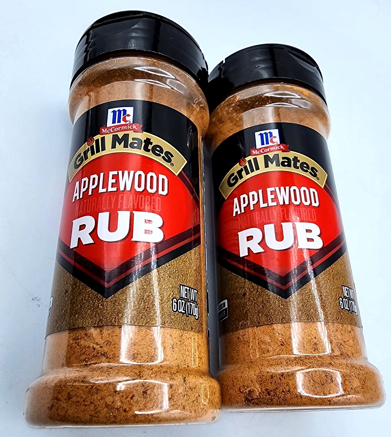 2 GRILL MATES McCormick APPLEWOOD DRY RUB Seasoning Spice Mix 6 oz ea BB 2026
