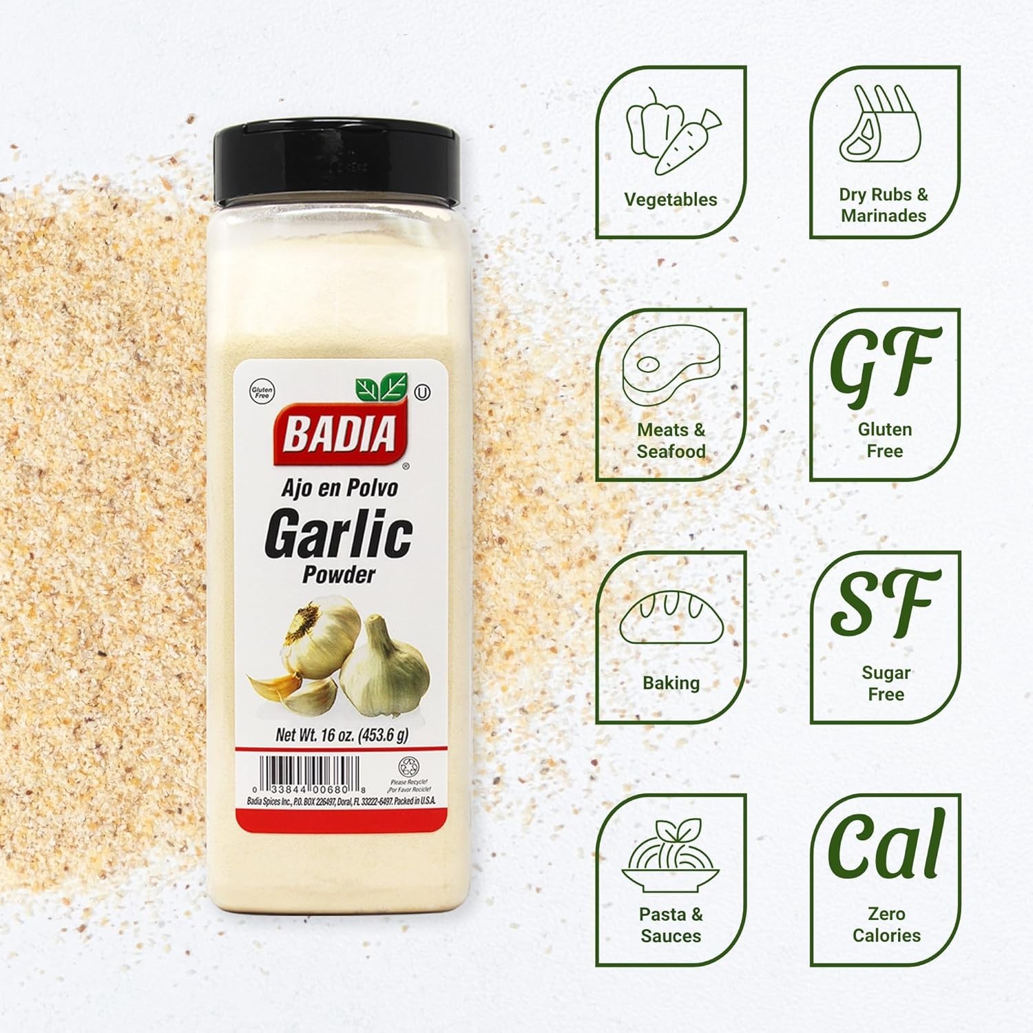 Garlic Powder, 16 oz – Natural Flavor for Culinary Masterpieces