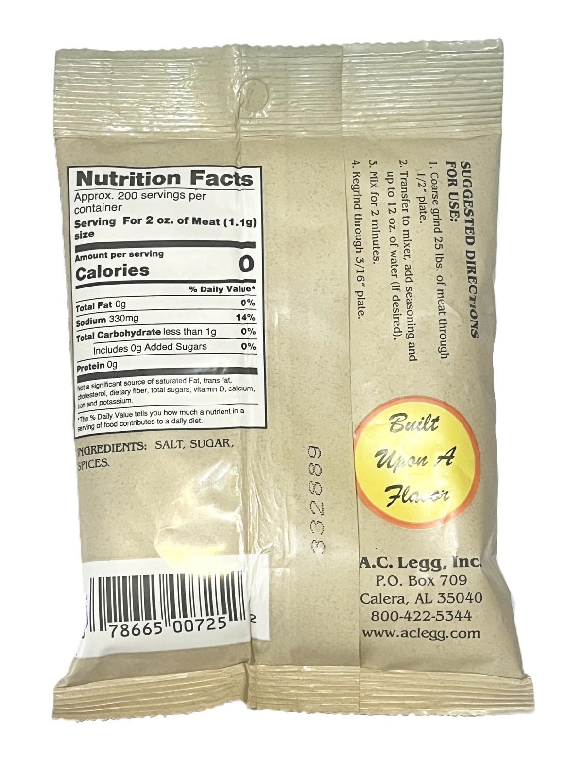 A.C. Legg Old Plantation Seasonings – Blend 7 – Pork 12 Ounce (Pack of 1)