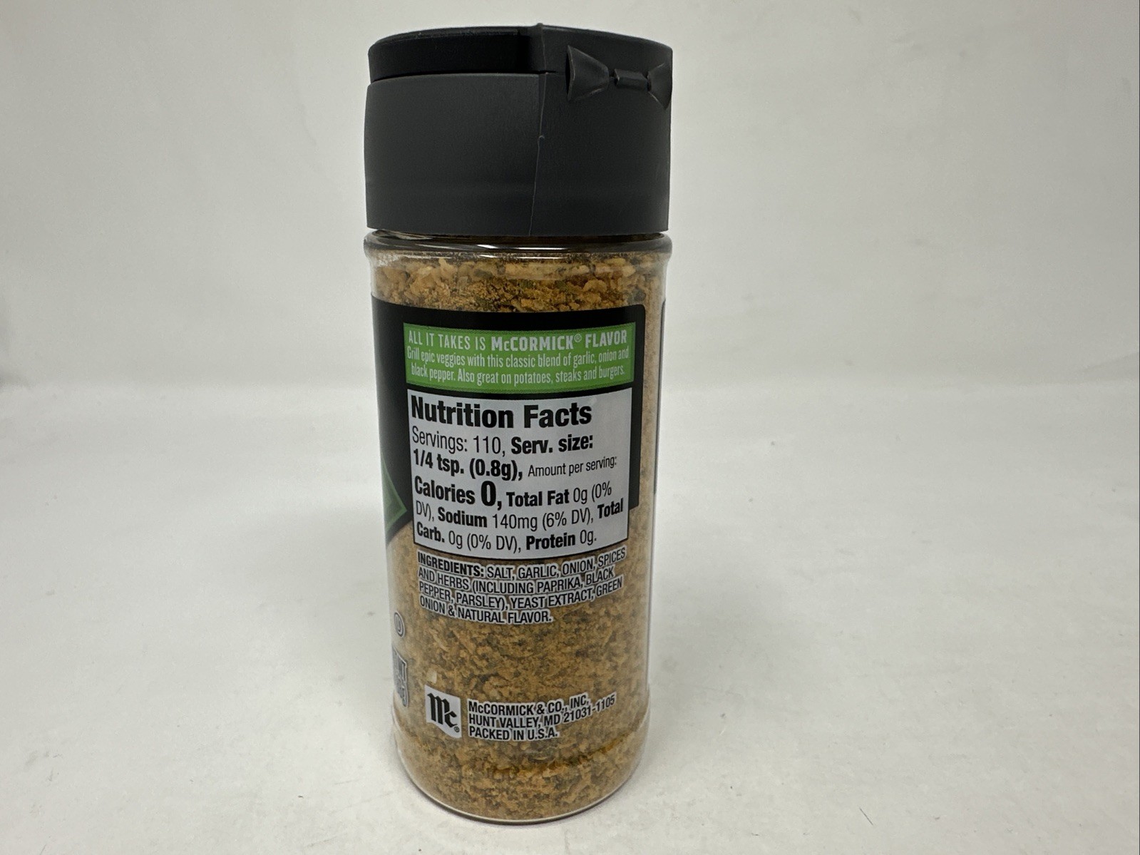 McCormick Grill Mates Seasoning Garden Vegetable 3.12oz Discontinued Version