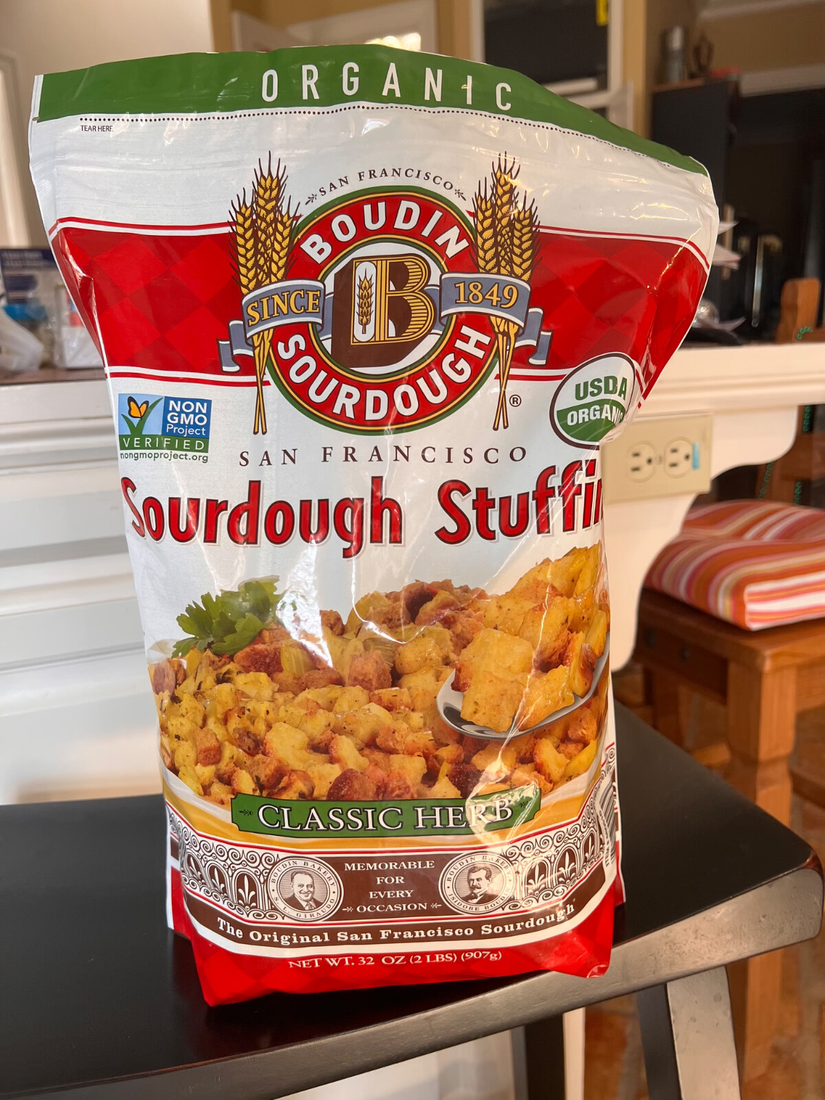 Boudin Sourdough San Francisco stuffing classic herb 32 oz (2lbs) organic