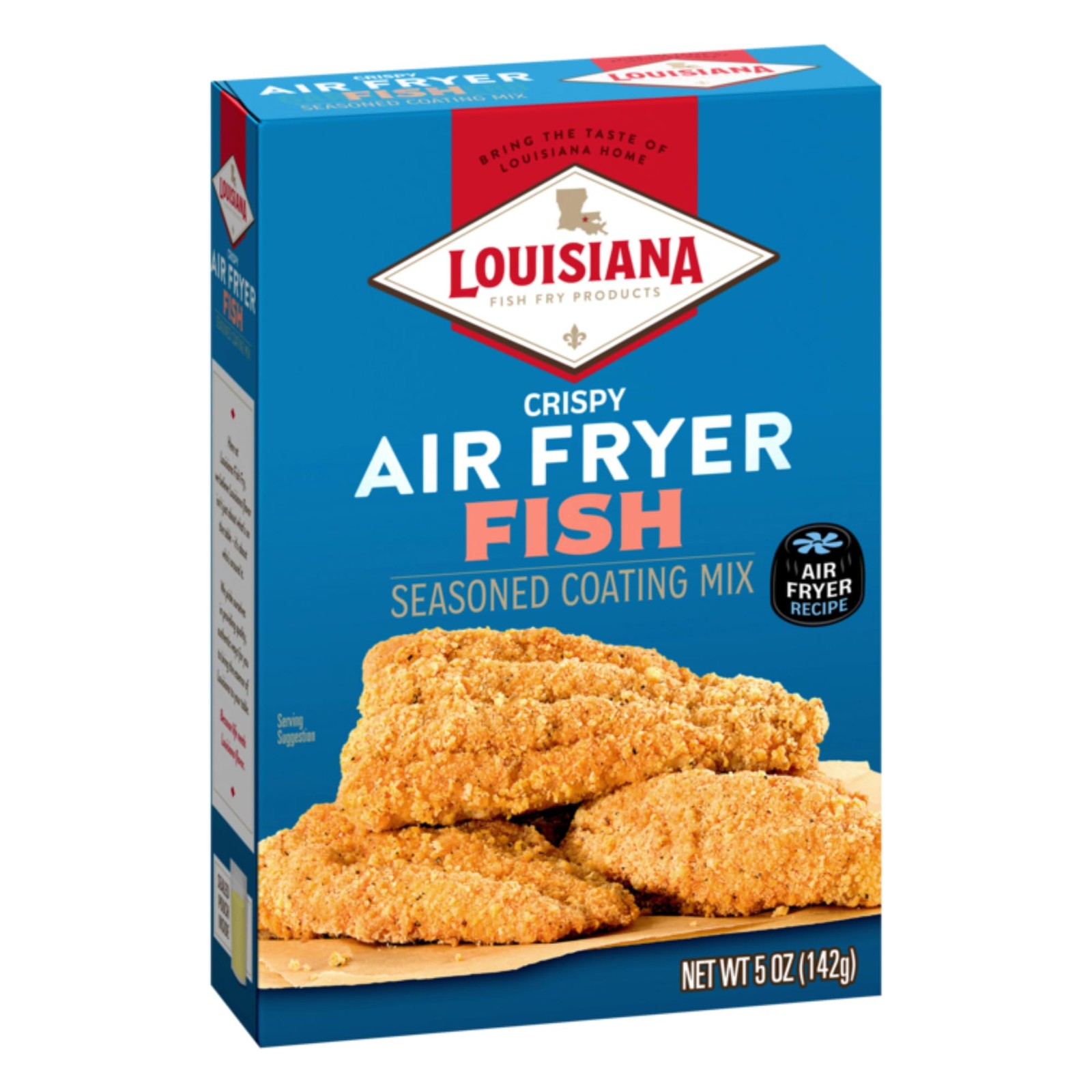 Louisiana AIR FRYER Seasoned Coating Mix for FISH
