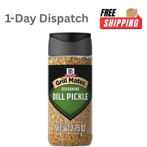 McCormick Grill Mates Dill Pickle Seasoning 2.75oz Kosher Bottle