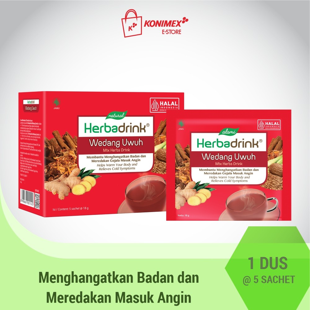 Mixed Herbs Drink Powder 5x18g | Wedang Uwuh, Traditional Javanese Blend