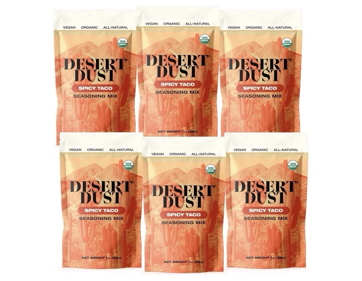 Desert Dust Spicy Toco Seasoning Mix(6PACK)1oz Exp:12/2027