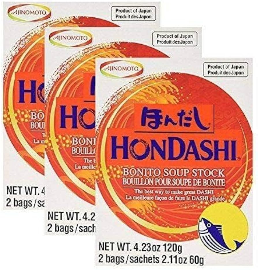 3 Packs Ajinomoto Hondashi Bonito Soup Base 4.23oz/(120g)