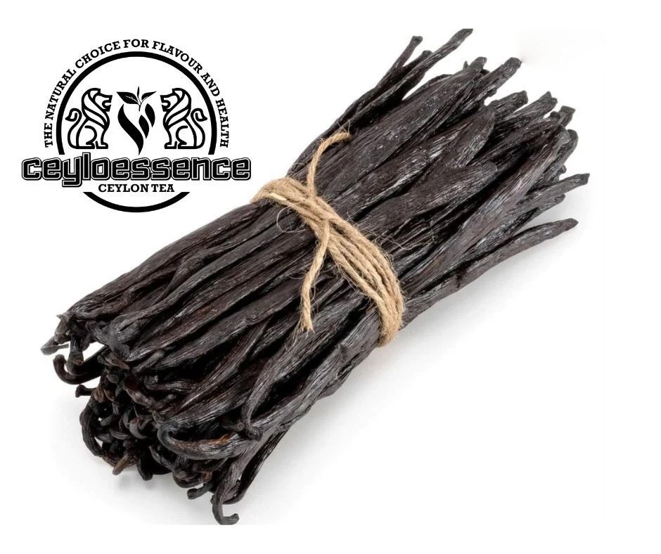 100% Organic Ceylon Vanilla Beans A Grade Best Quality Pure Great for Extraction