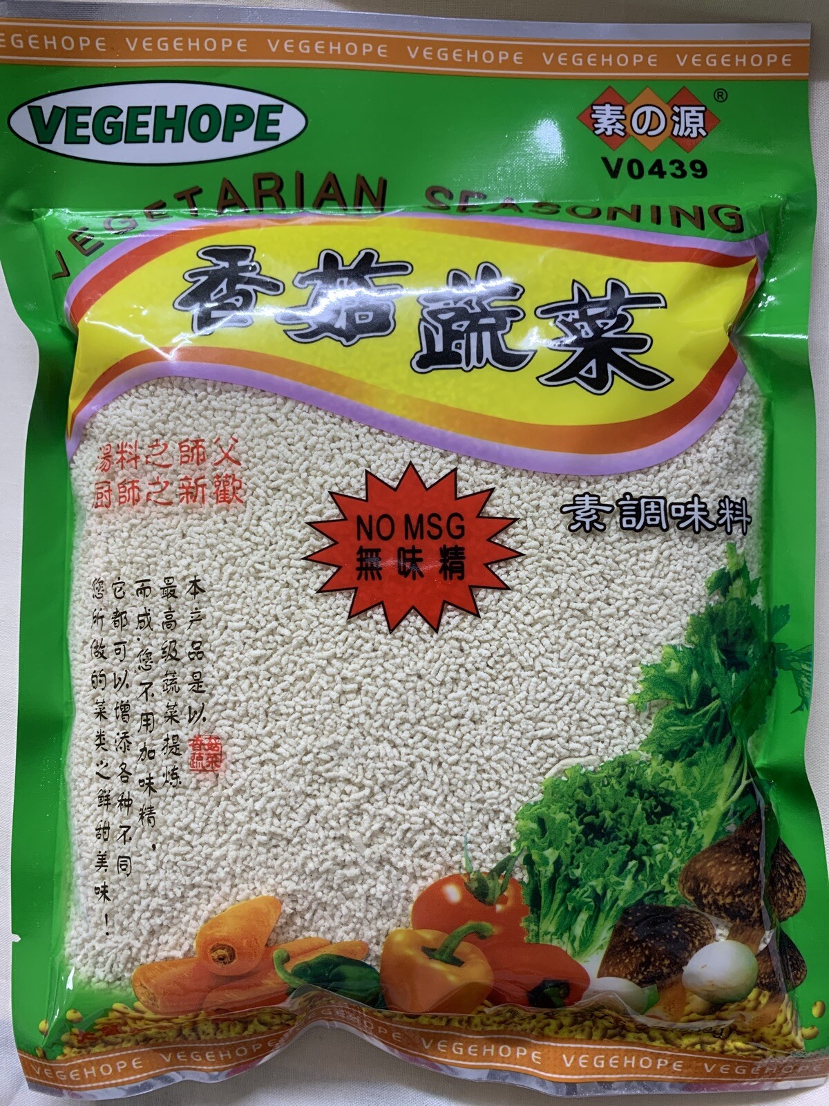 Vegehope Vegetarian Seasoning 17.52 oz ,V0439 No MSG From Japan