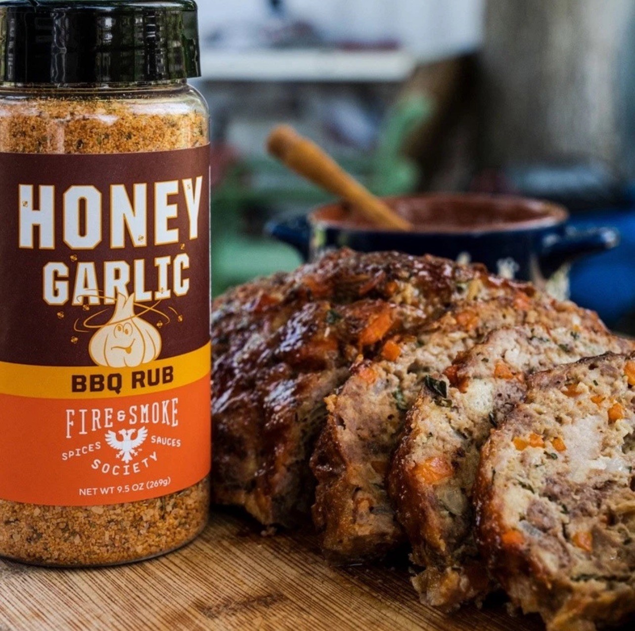 2 PK – 🔥 Fire & Smoke 🍯 Honey Garlic 🧄 Sweet BBQ Rub / 9.5 oz