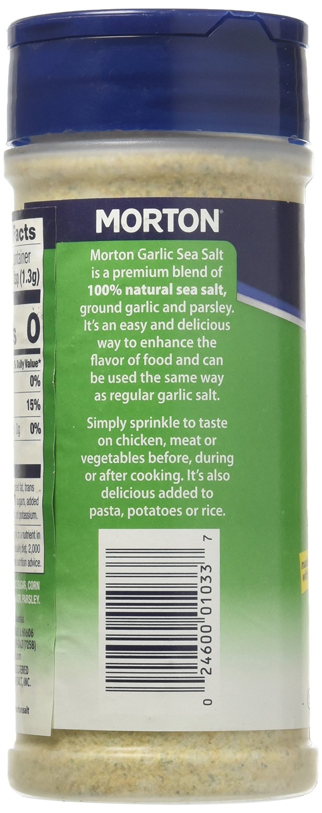 Mortons Sea Salt & Garlic, 8.5 oz Ounce (Pack of 1)