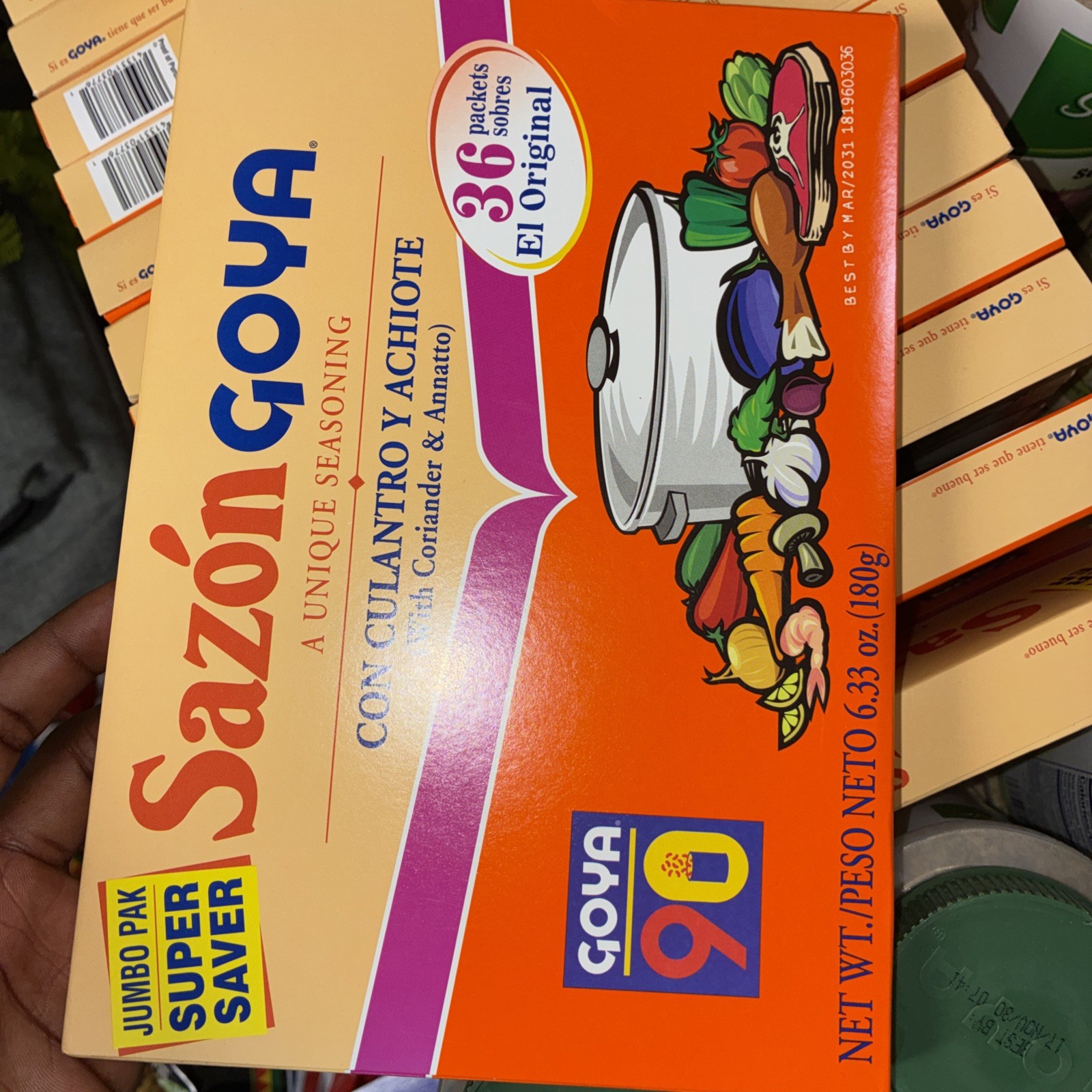Sazon Goya Con Azafran, 1.41 Ounce, 36 Per Case