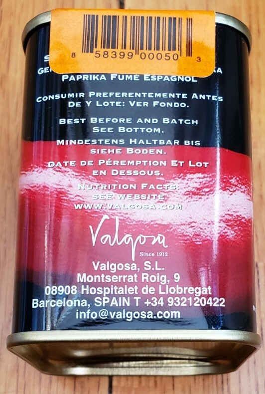 Safinter Smoked Spanish Paprika Sweet Dulce 70g 2.47oz Spice PIMENTON DE LA VERA