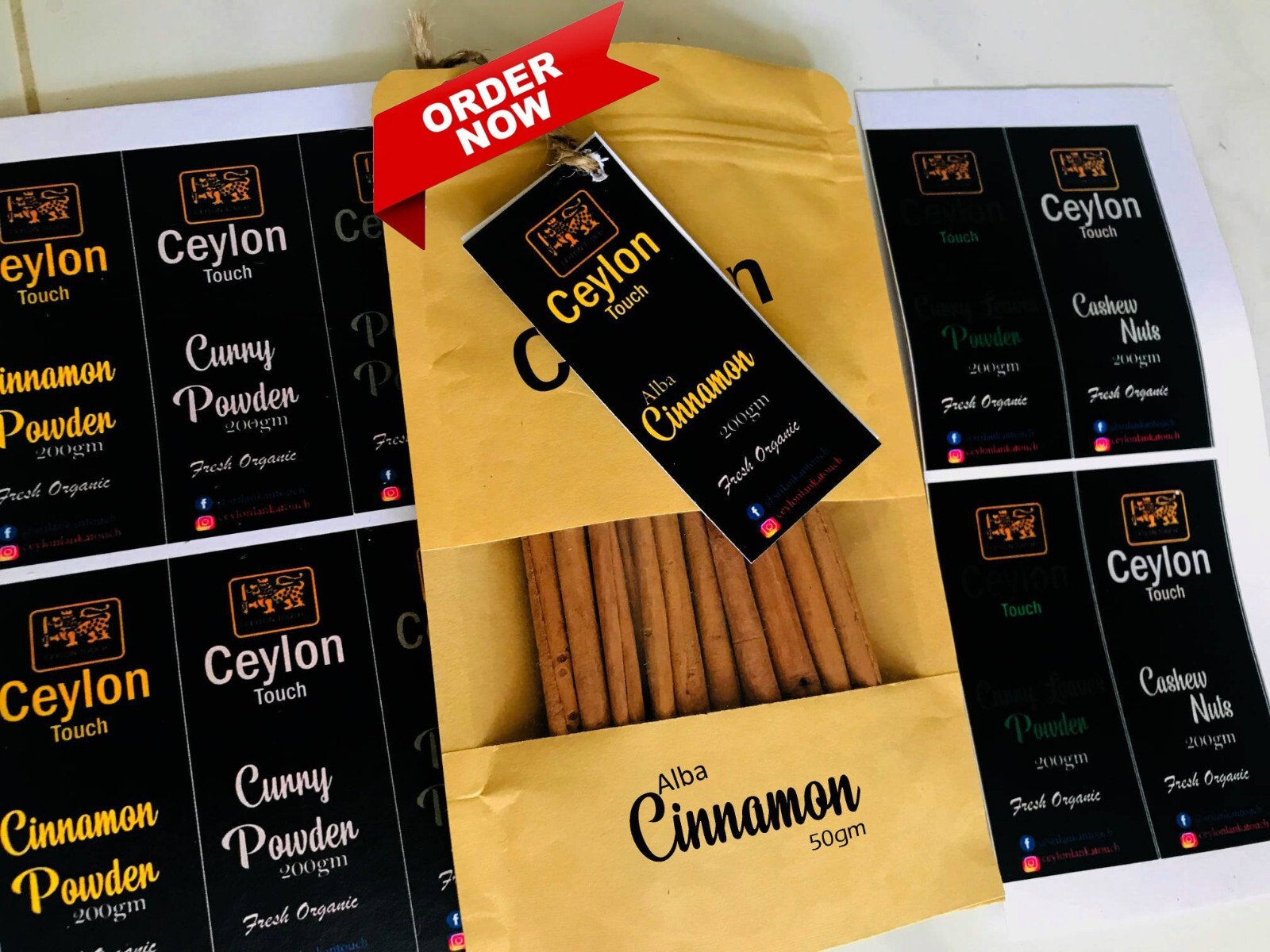 Cinnamon Stick Ceylon Alba Grade Pure Natural Free Shipping