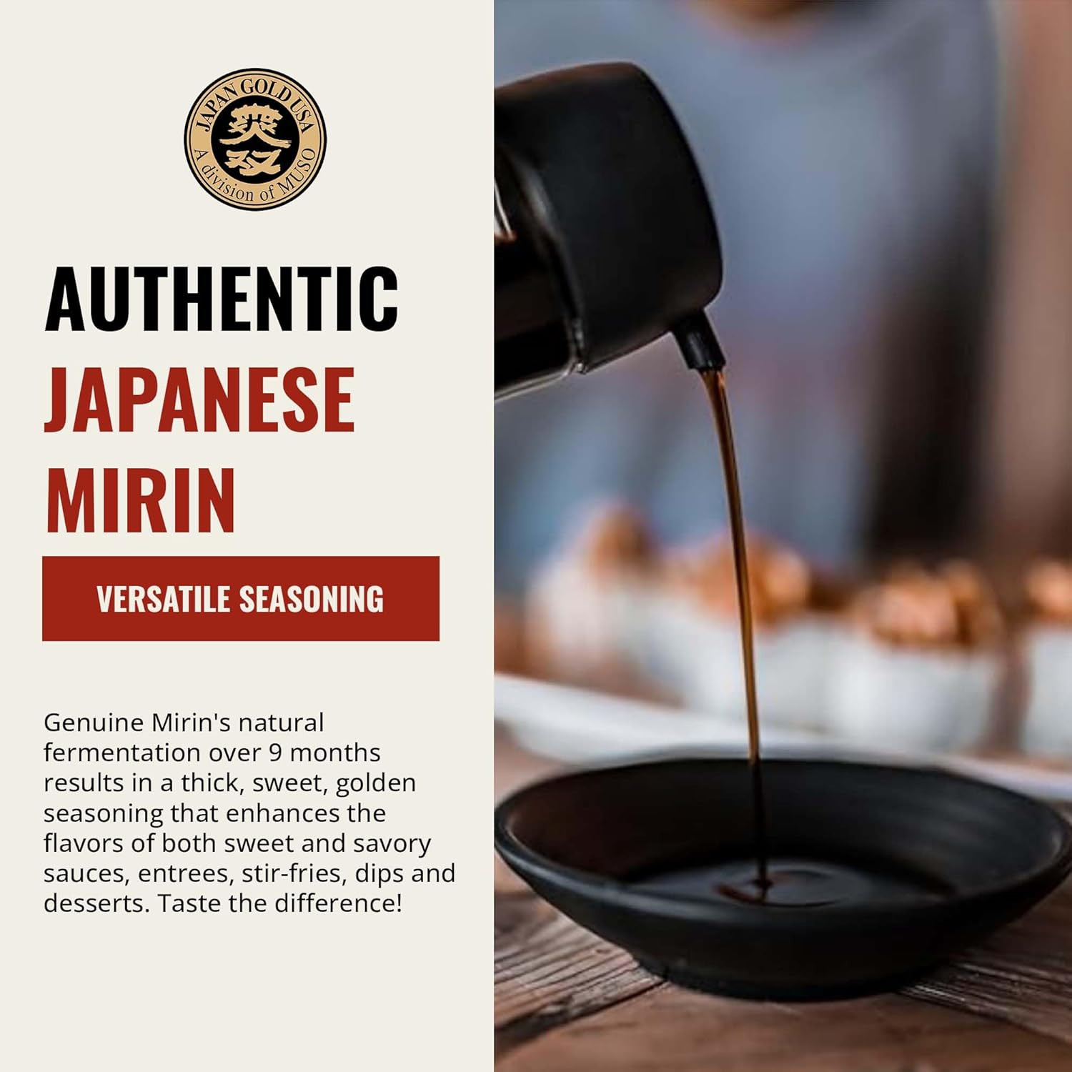 Ohsawa – Genuine Mirin, Authentic Japanese Sweet Cooking Wine, Vegan, Non-Gmo, U