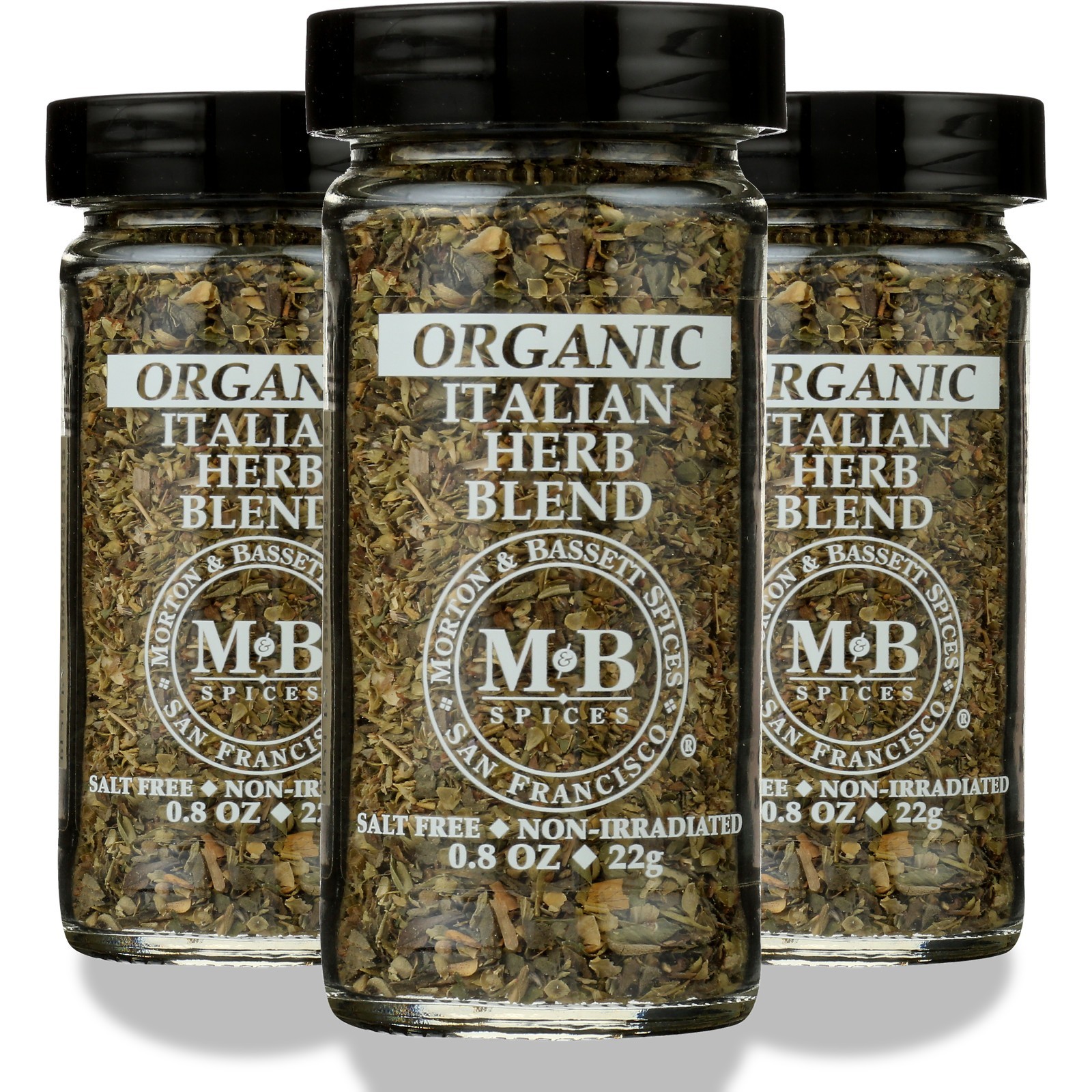 Organic Italian Herb Blend Morton & Bassett 0.8 Oz Spice 8 3 Pack