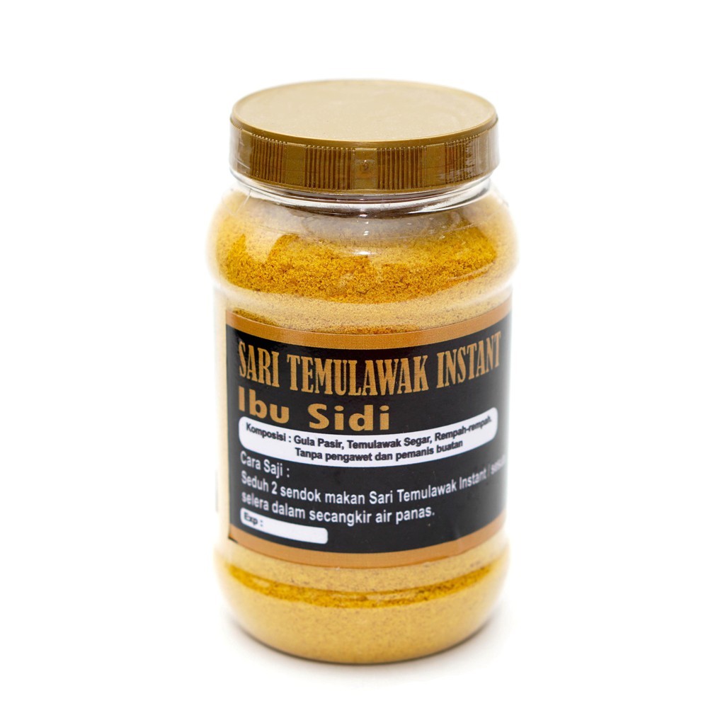 Ibu Sidi Sari Temulawak Instant Drink Mix 325g Bottle Javanese Aroma Ritual