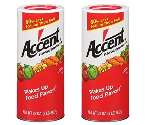 Accent Flavor Enhancer – 2 lb. canister by 32 Fl Oz (Pack of 2)