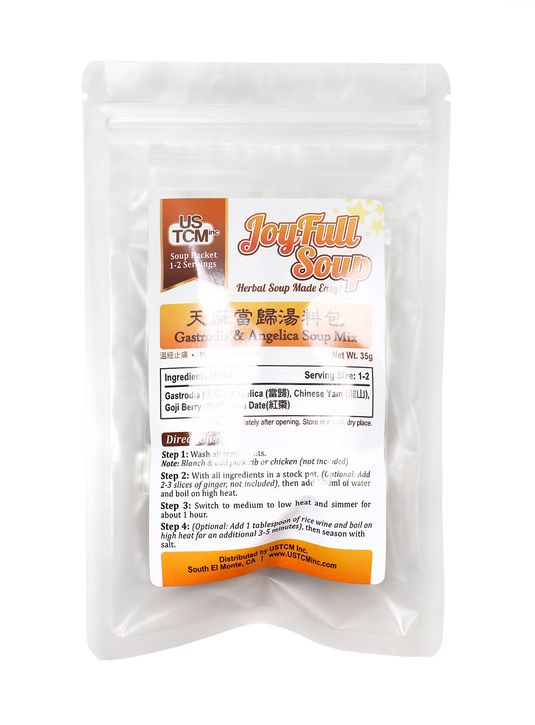 JoyFull Soup Gastrodia & Angelica Soup Mix 天麻當歸湯料包 1-2 Servings 35g