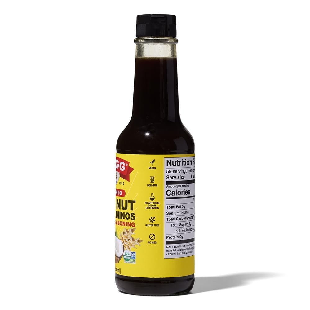 Bragg Organic Coconut Liquid Aminos Seasoning, 10 fl oz (Pack of 1)