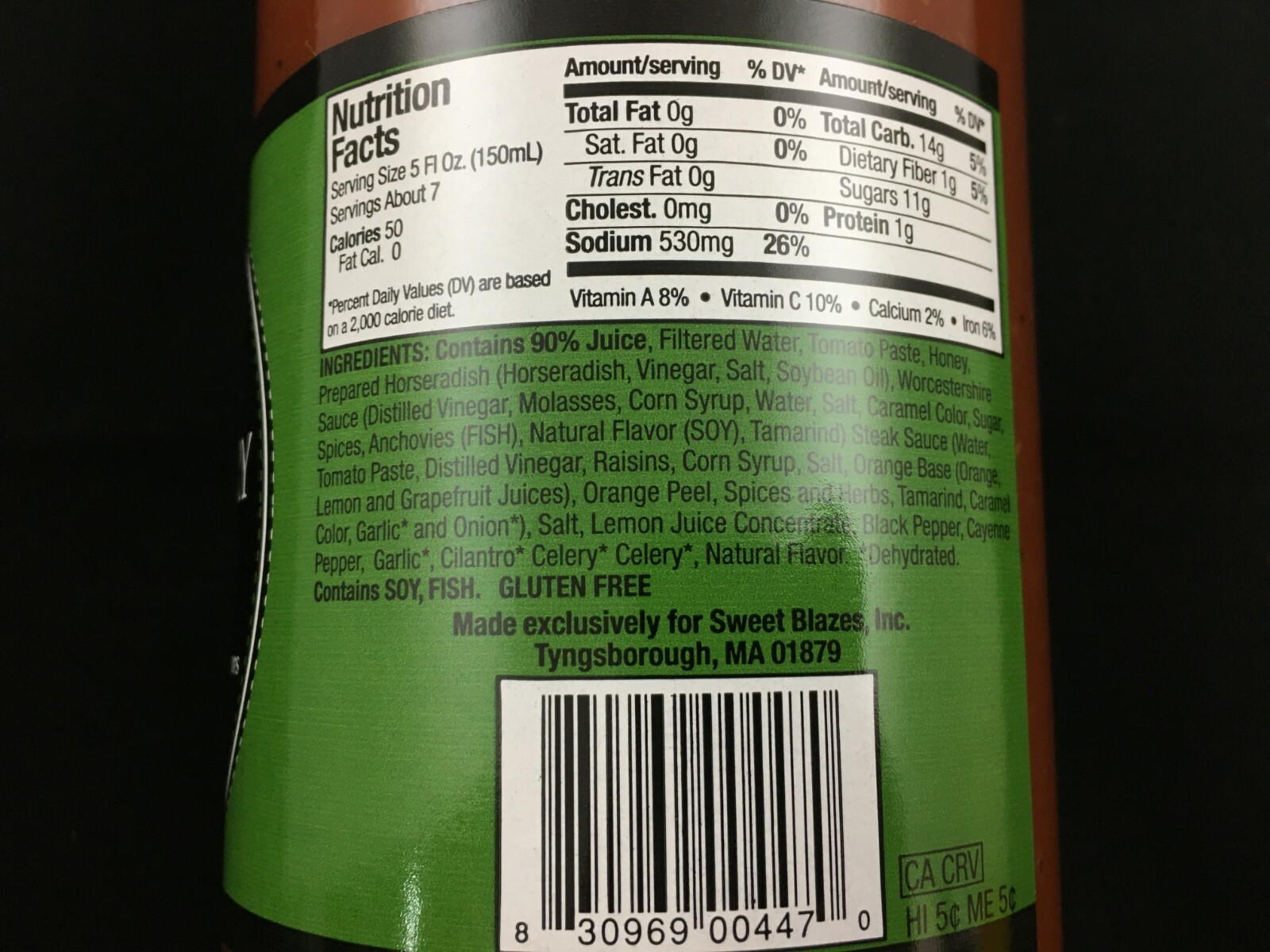 Sweet Blazes Boldelicious & Original Spicy Bloody Mary Mix Verity Pack 1L