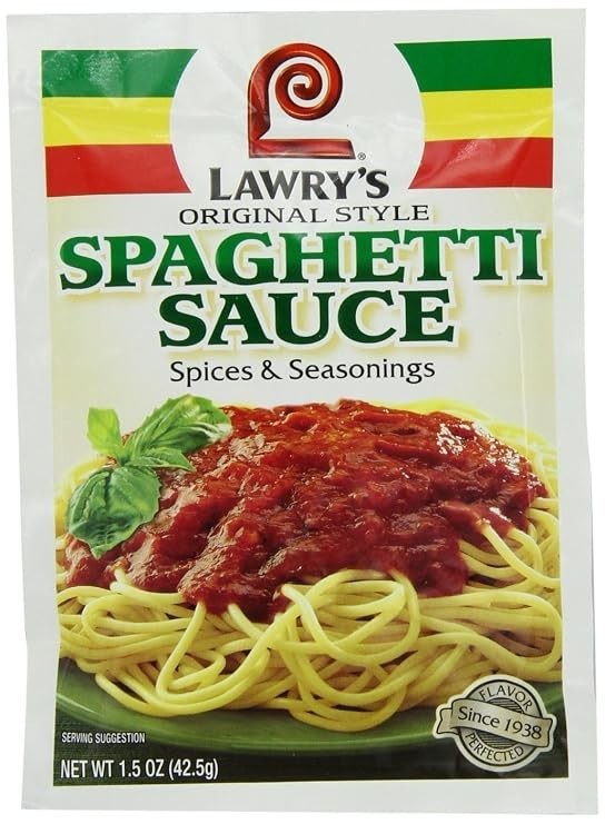 Spaghetti Sauce Seasoning Packets 1.5 Ounce 5 Pack Original Style Italian