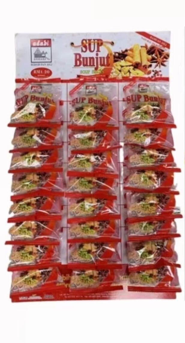 24 Packs – Rib Soup Spices ( Sup Tulang) & Soup Spices ( Sup Bunjut)