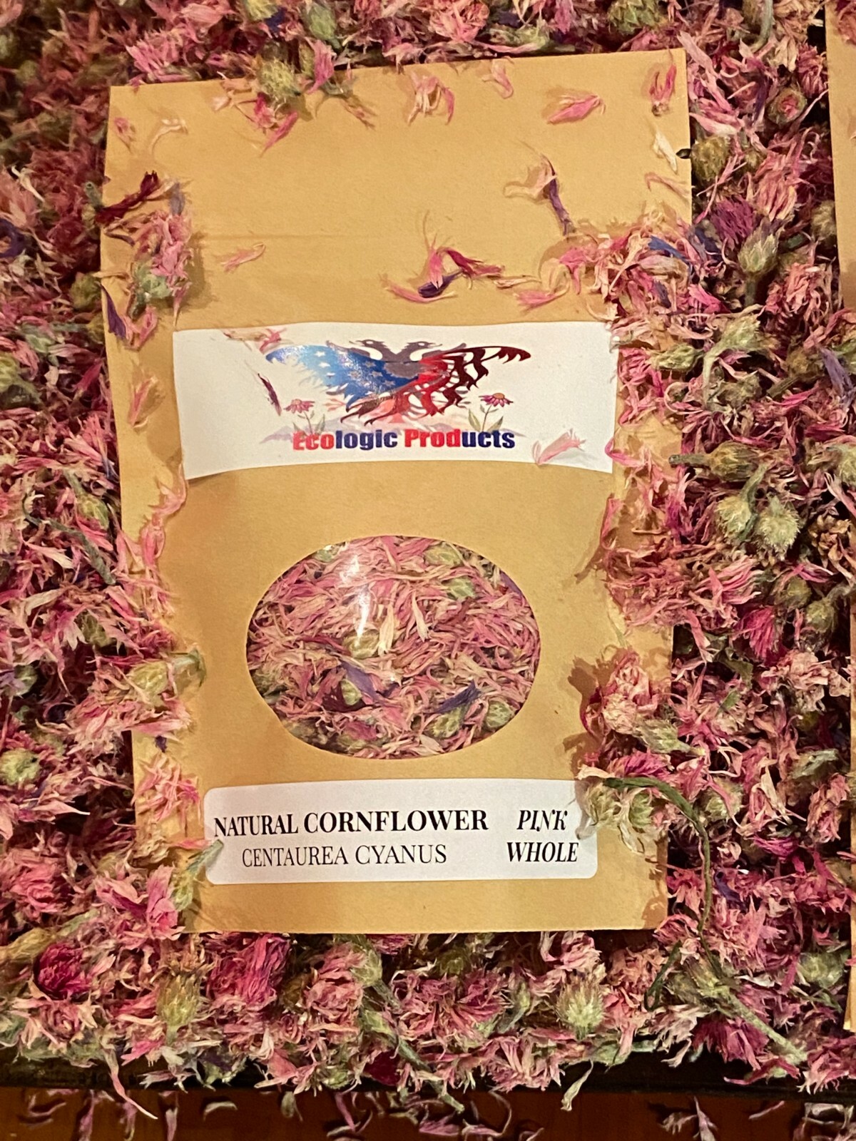 Pink Cornflower European Wild Harvested Whole Natural 1-32 oz. Free Shipping USA