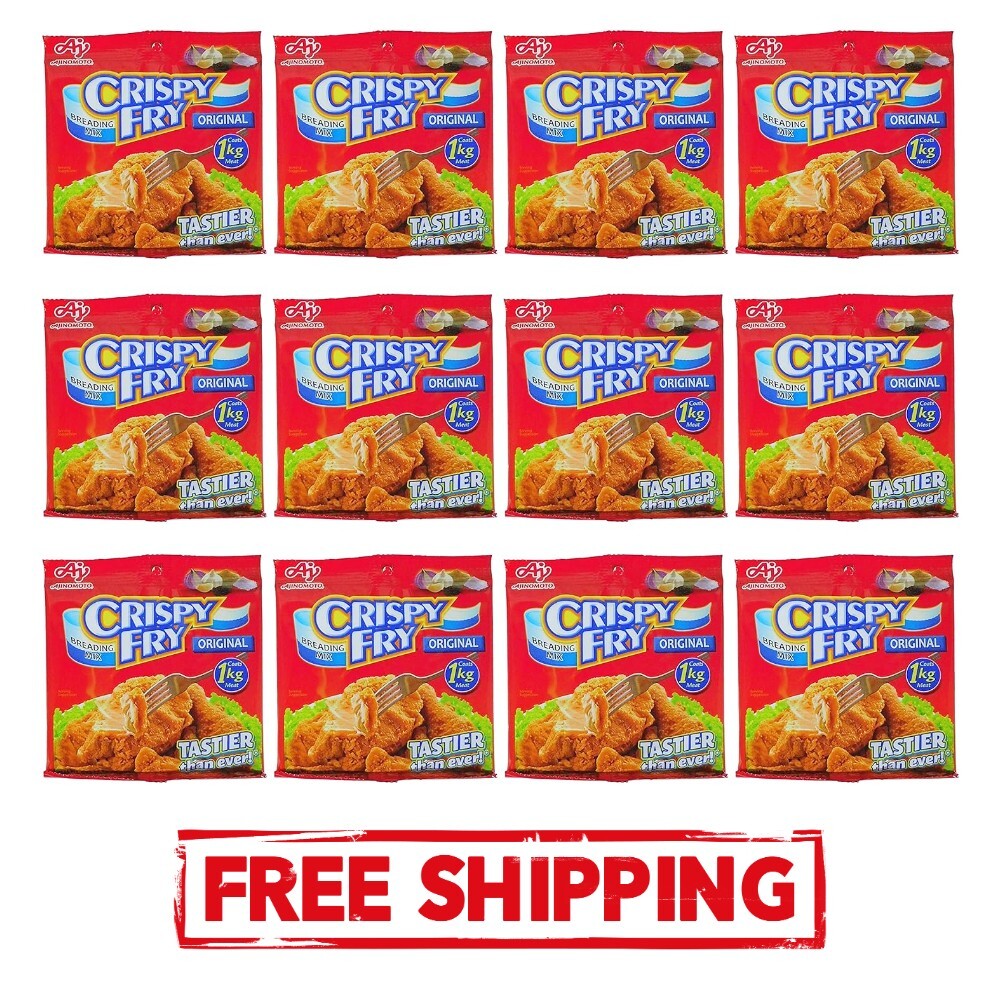 Ajinomoto Crispy Fry Breading Mix Original Flavor, 62 grams (Pack of 12)