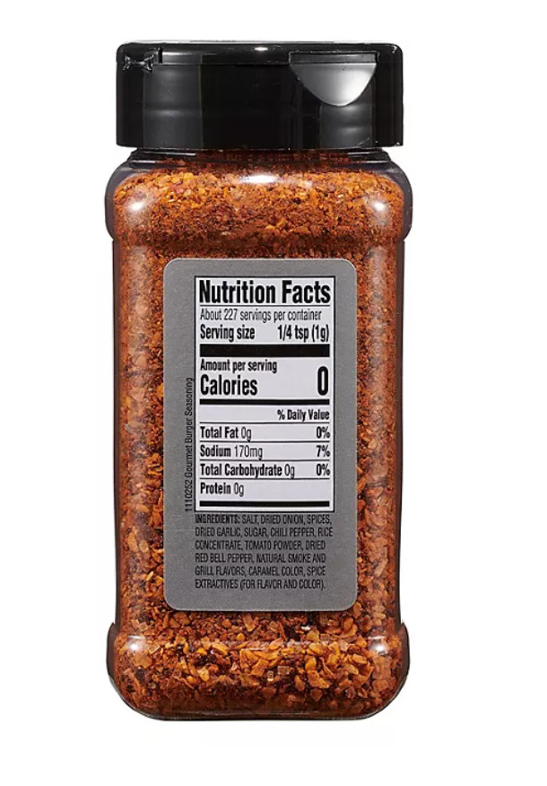Weber Gourmet Burger Seasoning Spice 8 oz Large Jar