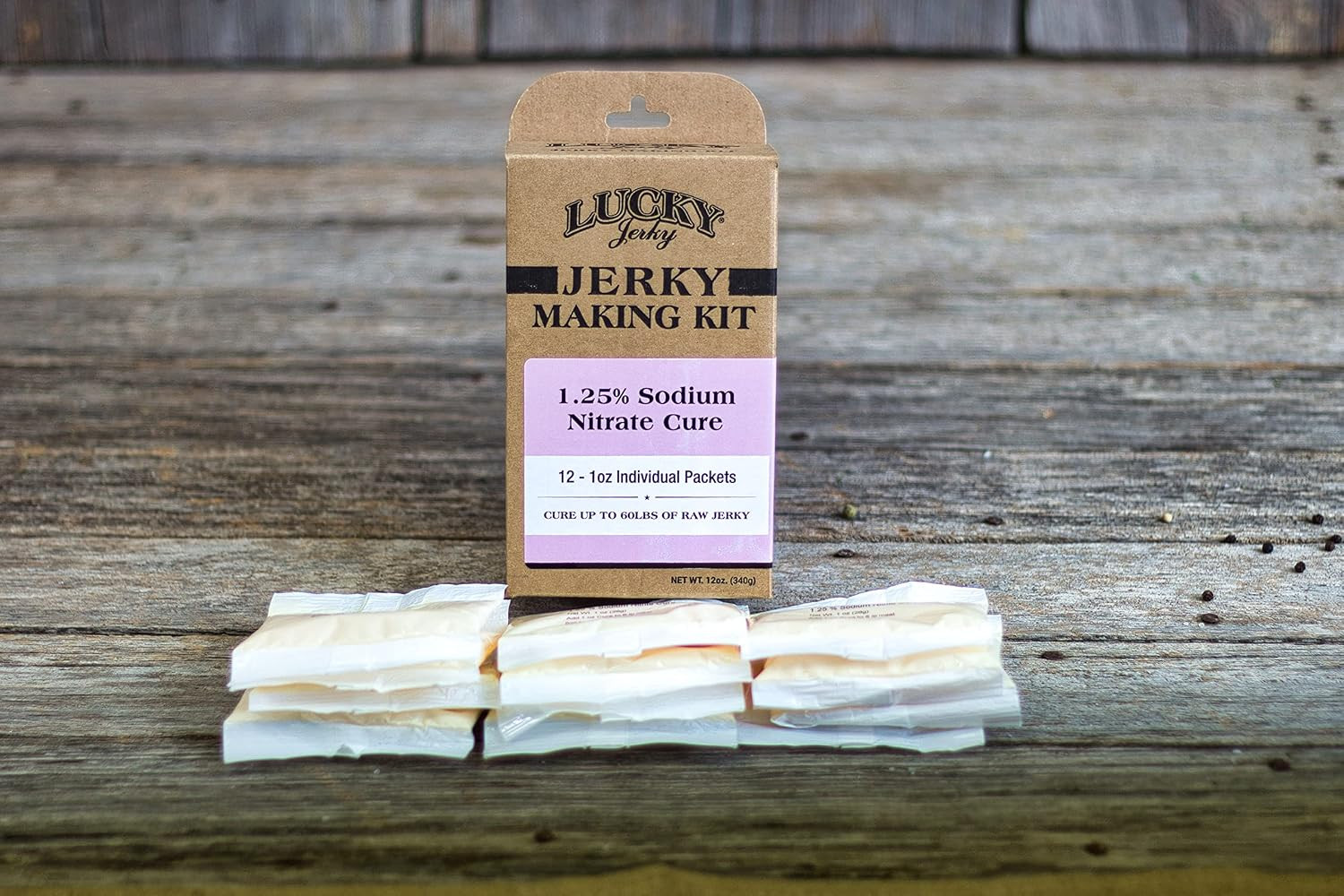 Lucky Jerky Seasoning Cure Kit – Cures 60lbs of Meat