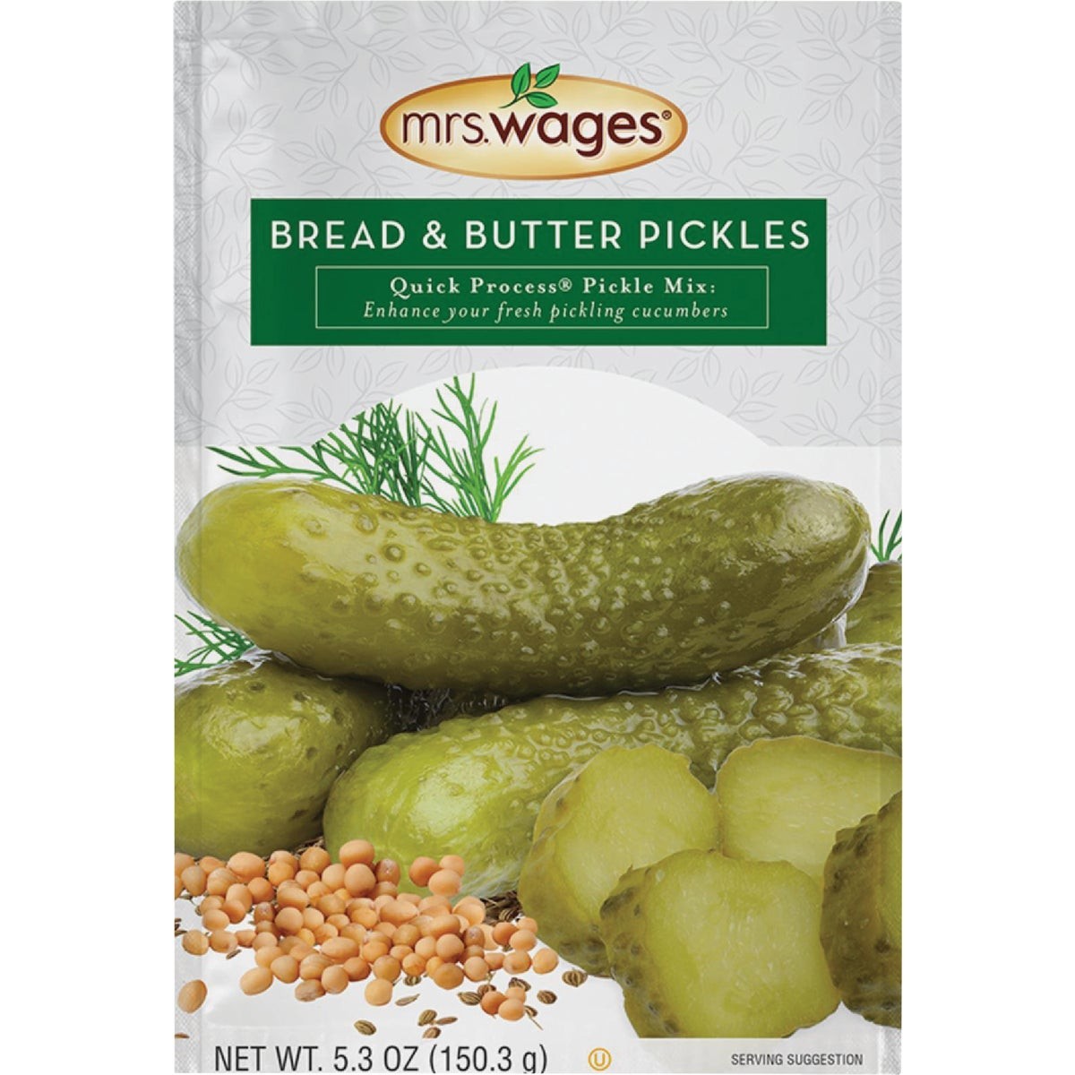 Mrs. Wages Quick Process 5.3 Oz. Bread & Butter Pickling Mix W620-J7425 Mrs.