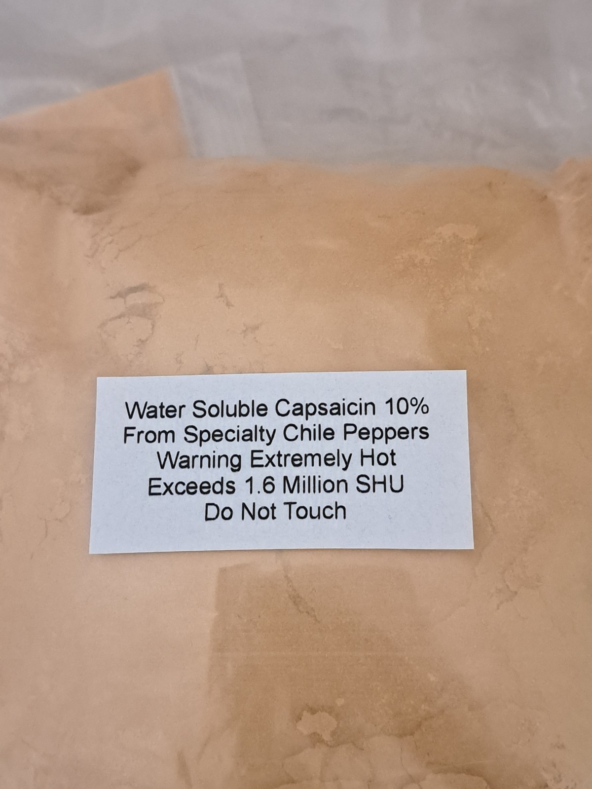 Capsaicin – Water Soluble – Fine Powder – 10% – 1.6 Million SHU – New Product